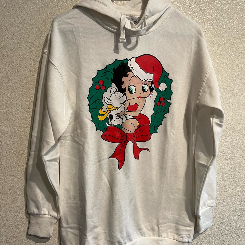 Betty boop holiday hoodie